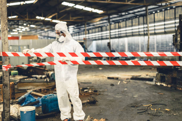 Professional Biohazard technician working in Alta, CA